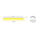 Downlight panel LED Redondo 190mm Blanco 15W